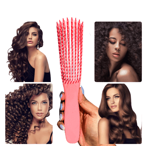 Ez Detangler Brush For Curly Hair
