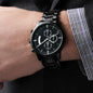 Engravable Chronograph Watch - Special Gift for Birthday, Anniversary - Beetno Store - Customizable Engraved Black Chronograph Watch, Customizable Engraved Black Chronograph Watch To Dad, E131T, Engravable Chronograph Watch, Jewelry, lx-P10125, MUST HAVES, NEWLY CURATED, P10125, PB24-WOOD, perfect gift for dad, perfect gift for Father’s Day, perfect gift for men, Personalize the watch back with an engraved name, personalized gift, PROD-1127572, PT-1497, TECH, TNM-2, USER-61358, Watch, Watch To Dad