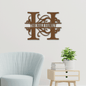 Custom Metal Family Name Sign