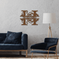 Custom Metal Family Name Sign