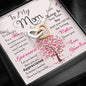 To My Mom From Son - Two Hearts - Necklace - Beetno Store - Birthday Anniversary Memorial Gifts, C30028T, C30028TG, Gift for Girls Daughter, Gift for Girls Mother, Jewelry, lx-C30028, MUST HAVES, necklace, necklace gift, never ending love necklae, PB23-WOOD, Personalized Jewelry, PROD-1127213, PT-784, TNM-1, To My Mom From Son - Two Hearts - Necklace, To My Mom From Son Necklace, to my mom necklace, Two hearts embellished with Cubic Zirconia stones, two hearts necklace, USER-61358