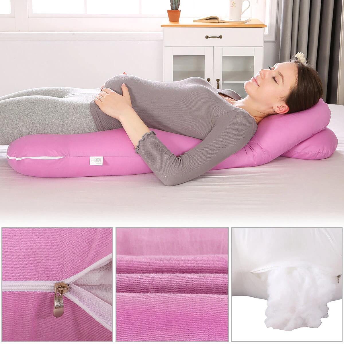 Unique U Shape Pregnancy Pillow - Beetno Store - BABY ESSENTIALS, best u shaped body pillow, fullbody pillow, NEWLY CURATED, round body pillows, SAFETY & GEAR, u pillow, u shape pillow, u shaped body pillow, u shaped full body pillow, u shaped pillow case