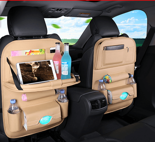 Ultimate Car Seat Organizer with Foldable Table Tray