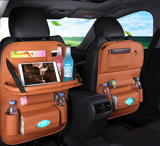 Ultimate Car Seat Organizer with Foldable Table Tray