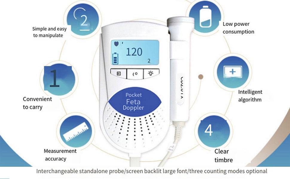 Baby Doppler Pocket Heartbeat Monitor - Beetno Store - at home fetal doppler, Baby doppler, Baby Doppler Pocket Heartbeat Monitor, BABY ESSENTIALS, baby fetal doppler, baby heartbeat doppler, baby heartbeat monitor, best fetal doppler, fetal doppler, fetal heart doppler, fetal heartbeat doppler, heartbeat doppler, home doppler, NEWLY CURATED, pocket fetal doppler
