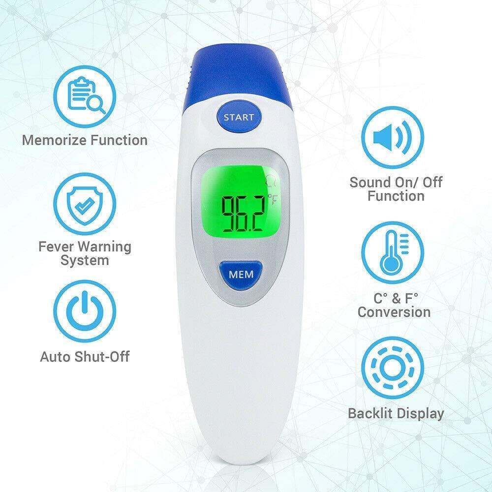 Non Contact Digital Infrared Forehead & Ear Thermometer