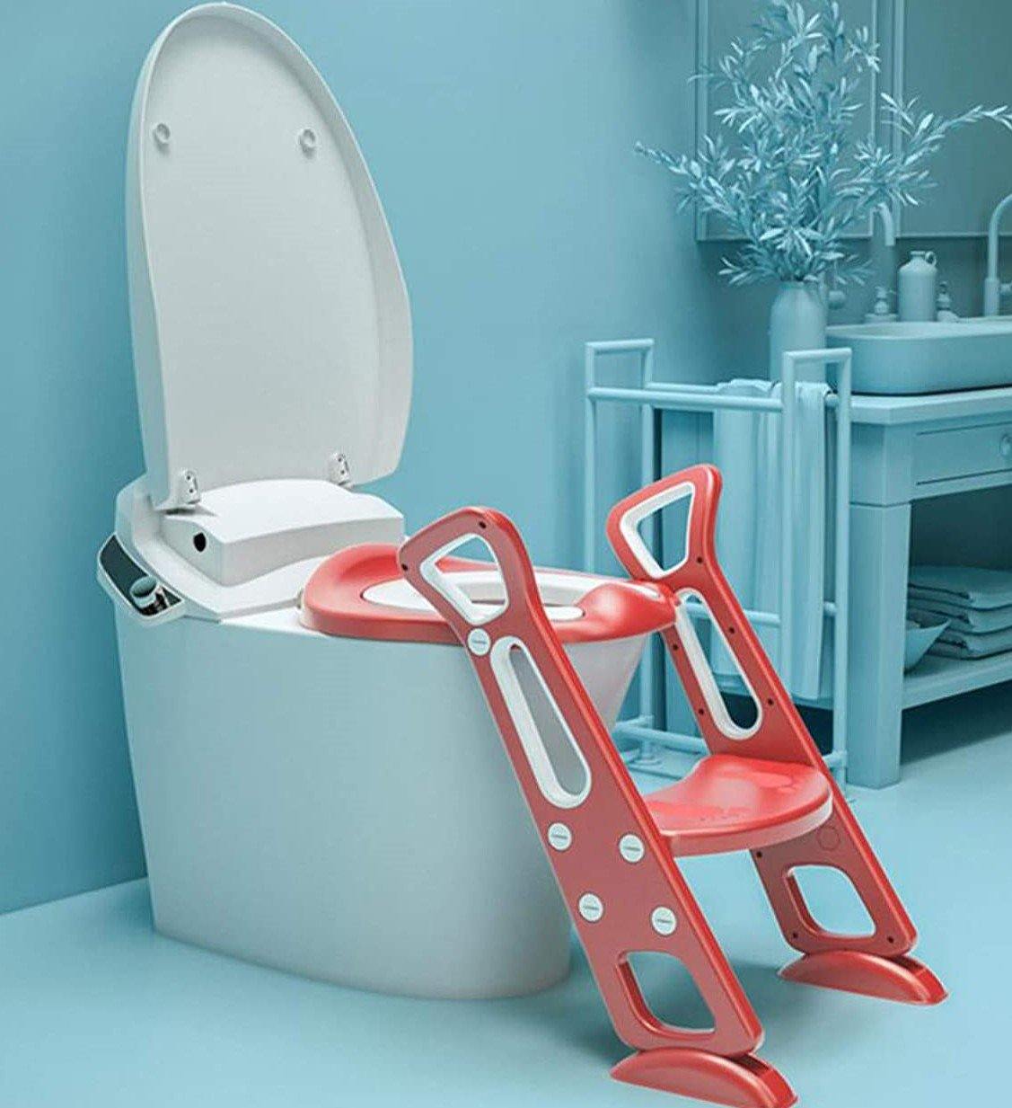 Potty Training Seat With Ladder - Beetno Store - BABY ESSENTIALS, baby potty chair, best potty seat with ladder, best potty training seat with ladder, boys potty, kids toilet ladder, kids toilet seat with steps, MUST HAVES, NEWLY CURATED, potty chair with ladder, potty ladder, potty seat with ladder, potty seat with steps, potty toilet seat with step stool ladder, potty training chair, potty training ladder, Potty Training Seat With Ladder, toilet seat with toddler seat, toilet training seat with steps