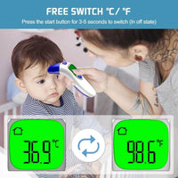 Thumbnail for Non Contact Digital Infrared Forehead & Ear Thermometer