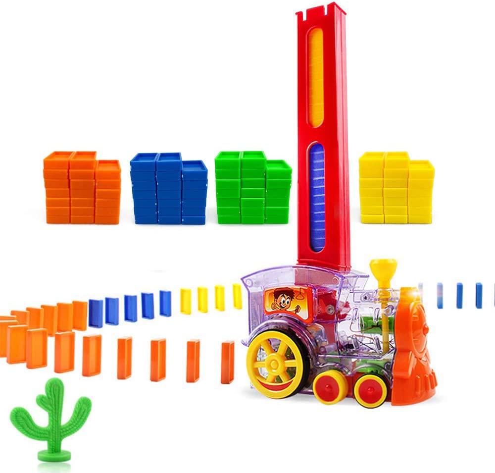 Intelligent Domino Toy Train - Beetno Store - automatic domino train, crazy train dominoes, domino electric train, domino train, domino train set, domino train toy, dominos train, TOYS