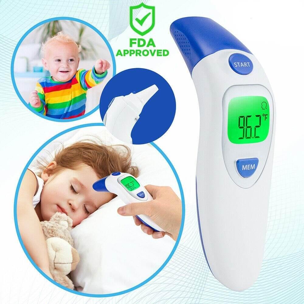 Non Contact Digital Infrared Forehead & Ear Thermometer