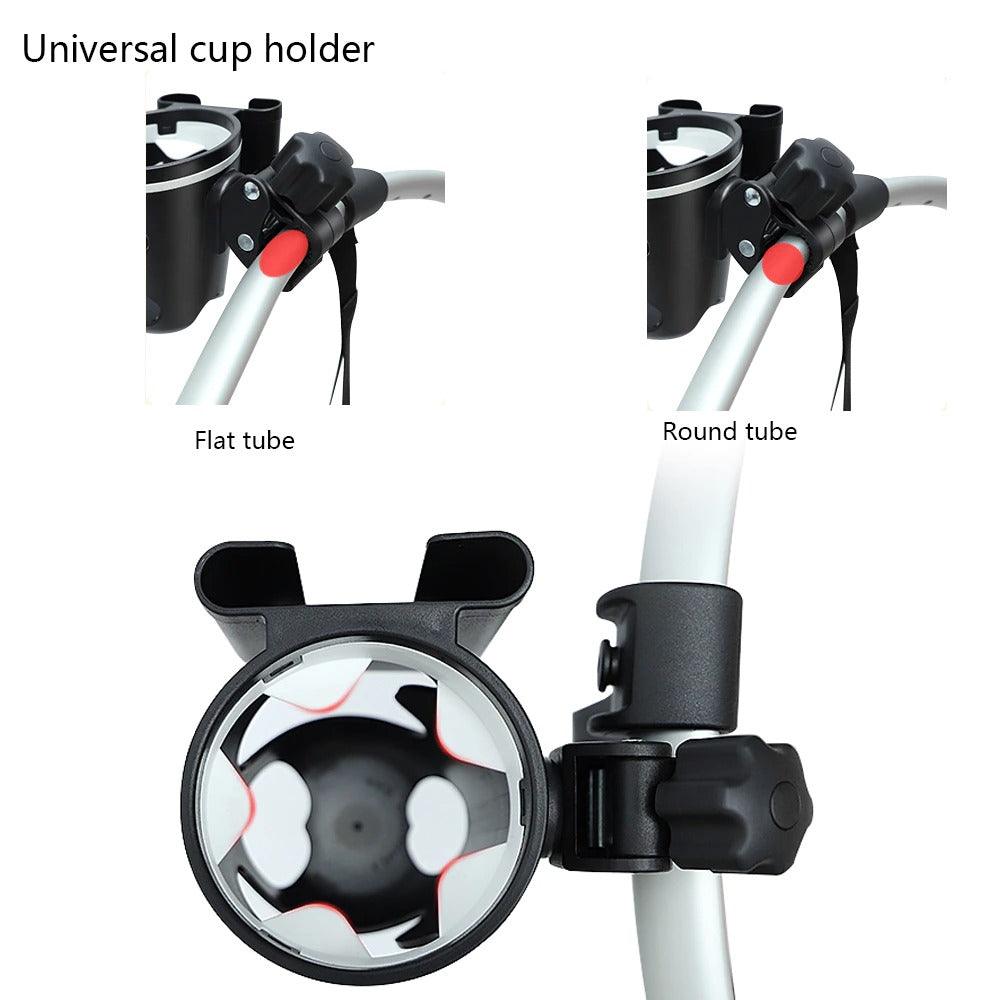 Stroller Cup Holder with Phone Holder - Beetno Store - best stroller cup holder, clip on cup holder for stroller, MUST HAVES, parent console for stroller, SAFETY & GEAR, stroller bottle holder, stroller cup holder, stroller cup holder attachment, Stroller Cup Holder with Phone Holder, stroller drink holder, under20, universal stroller cup holder