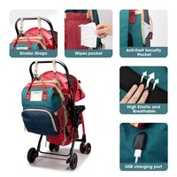 Thumbnail for New Diaper Bag Backpack With Bed Changing Station