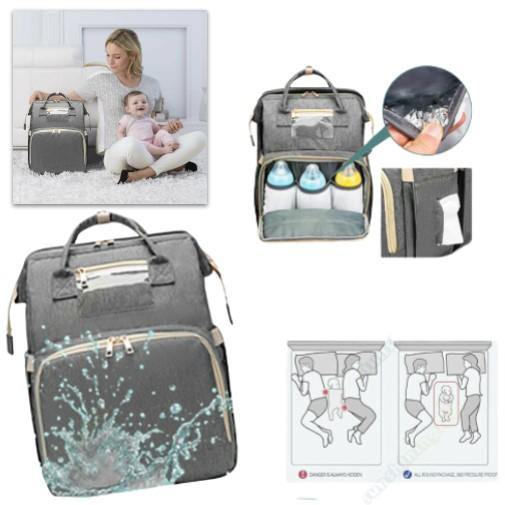 Ultimate Diaper Bag Backpack With Bed Changing Station