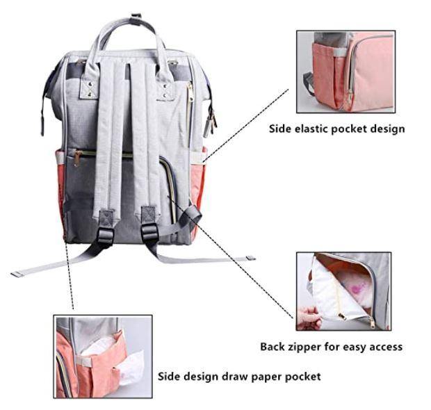 Luxury Diaper Bag Backpack With USB Port - Beetno Store - baby bag backpacks, baby diaper backpacks, baby diaper bag backpack, BABY ESSENTIALS, backpack diaper bag boy, bags for dads, best diaper bags backpack, diaper backpack for dad, diaper backpacks, diaper bag backpack, diaper bag backpack best, Diaper Bag backpack With USB Port, diaper bag kipling, diaper bag with changing station, diaper bags backpack, Leequeen, lequeen diaper bag, Nappy Bag backpack With USB Port, NEWLY CURATED, stylish diaper bags