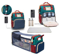 Thumbnail for New Diaper Bag Backpack With Bed Changing Station