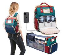 Thumbnail for New Diaper Bag Backpack With Bed Changing Station