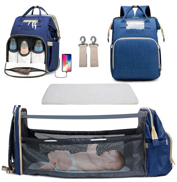 Ultimate Diaper Bag Backpack™ With Bed Changing Station