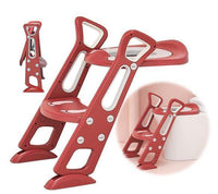 Thumbnail for Potty Training Seat With Ladder - Beetno Store - BABY ESSENTIALS, baby potty chair, best potty seat with ladder, best potty training seat with ladder, boys potty, kids toilet ladder, kids toilet seat with steps, MUST HAVES, NEWLY CURATED, potty chair with ladder, potty ladder, potty seat with ladder, potty seat with steps, potty toilet seat with step stool ladder, potty training chair, potty training ladder, Potty Training Seat With Ladder, toilet seat with toddler seat, toilet training seat with steps