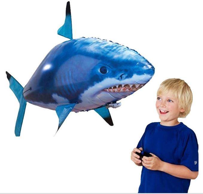 Remote Control Shark & Clownfish Toy - Air Swimming Fish