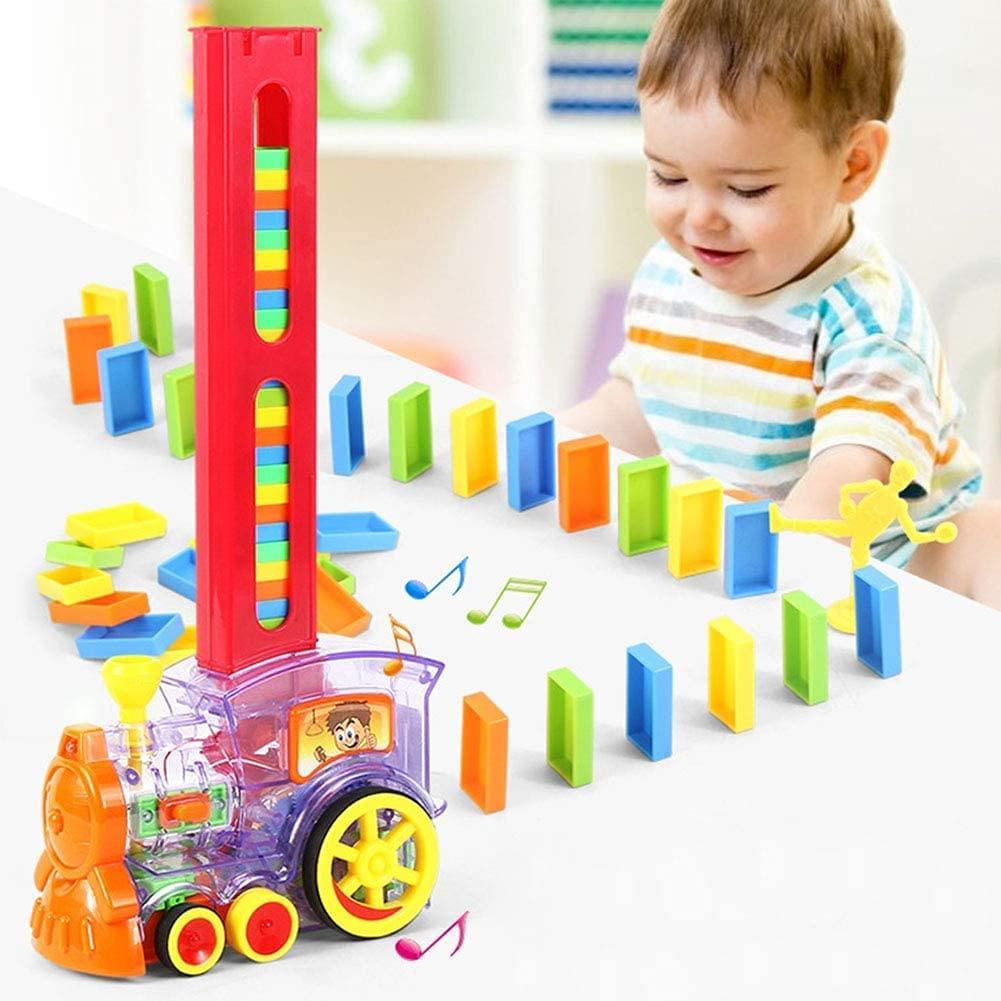 Intelligent Domino Toy Train - Beetno Store - automatic domino train, crazy train dominoes, domino electric train, domino train, domino train set, domino train toy, dominos train, TOYS