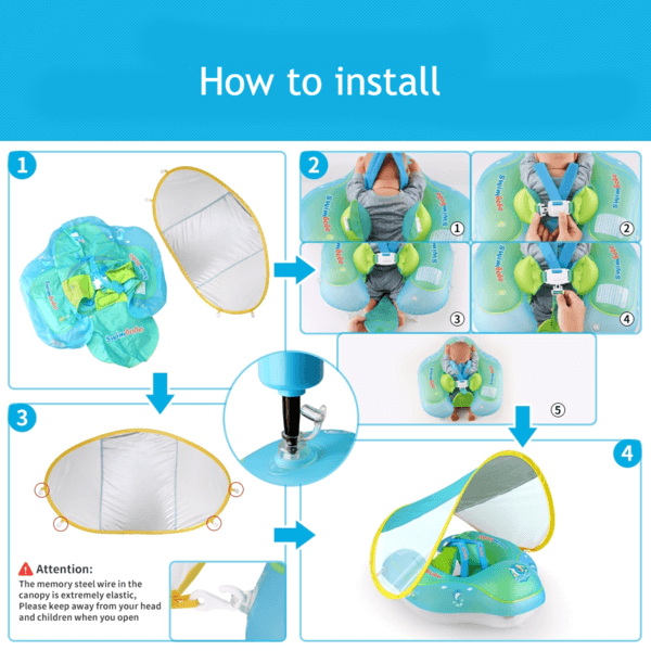 Baby Pool Floater With Shade - Beetno Store - baby pool floater, Baby Pool Floater With Shade, best infant pool float with canopy, infant floater, infant pool float with shade, infant pool floater, infant pool with canopy, MUST HAVES, NEWLY CURATED, TOYS