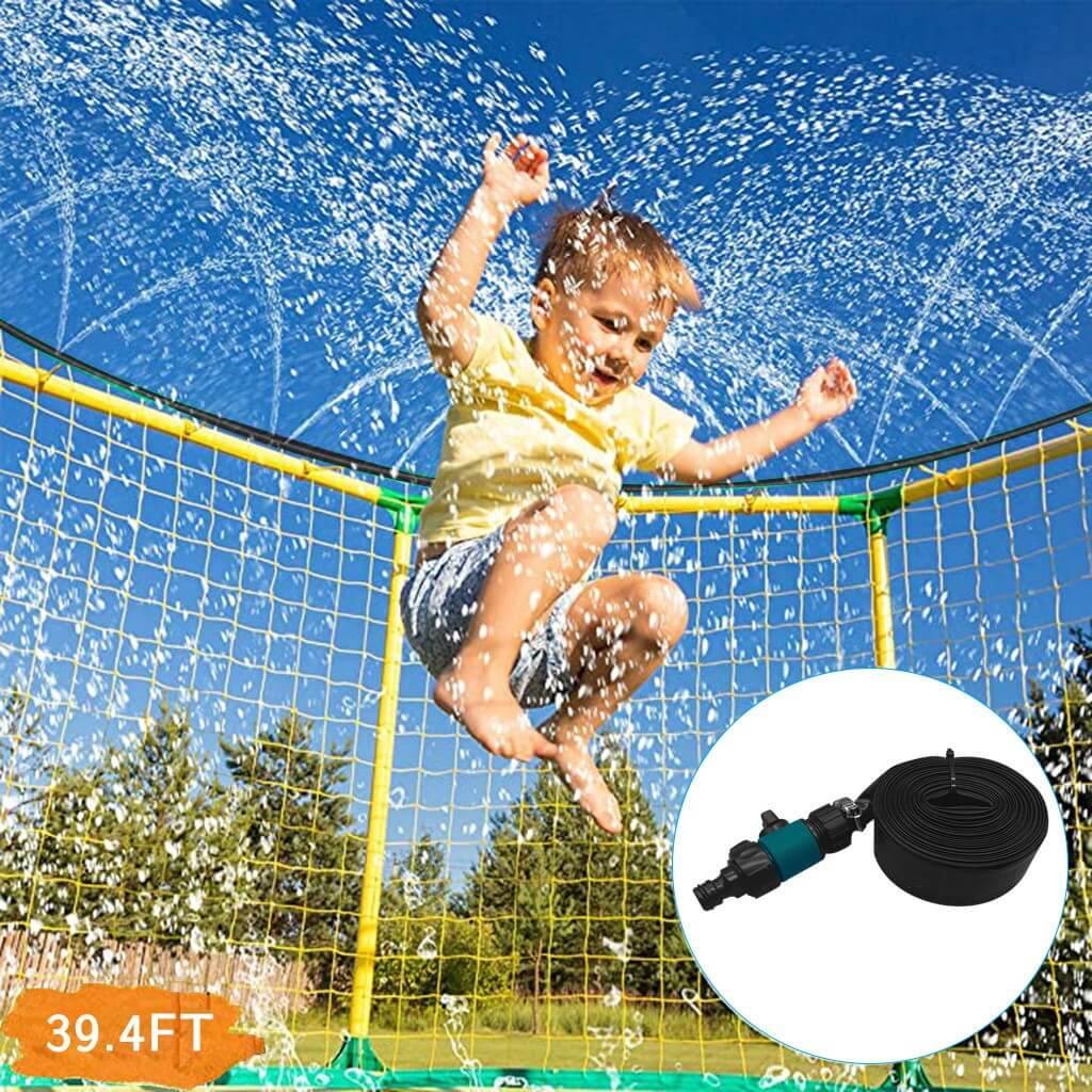 Outdoor Trampoline Sprinkle For Kids - Beetno Store - back yard water play, backyard sprinkler park, backyard water park, best trampoline sprinkler, NEWLY CURATED, outdoor trampoline sprinkler, sprinkler on trampoline, sprinkler under trampoline, TOYS, trampoline sprayer, trampoline sprinkler, trampoline sprinkler for kids, trampoline water sprayer, trampoline water sprinkler, trampoline with water spray, trampoline with water sprinkler, water sprinkler trampoline