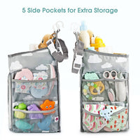 Thumbnail for Portable Baby Crib Diaper Organizer - Beetno Store - baby bed organizer, baby crib organizer, BABY ESSENTIALS, bed hanging storage, bedside hanging storage, bedside pocket, bedside pocket organizer, bedside storage bag, bunk bed storage caddy, crib caddy, crib diaper organizer, crib hanging storage, crib organizer, diaper holder for crib, hanging bed organizer, hanging crib, hanging crib organizer, hanging diaper caddy diaper organizer for crib, MUST HAVES, organizer, thirsties wet bag