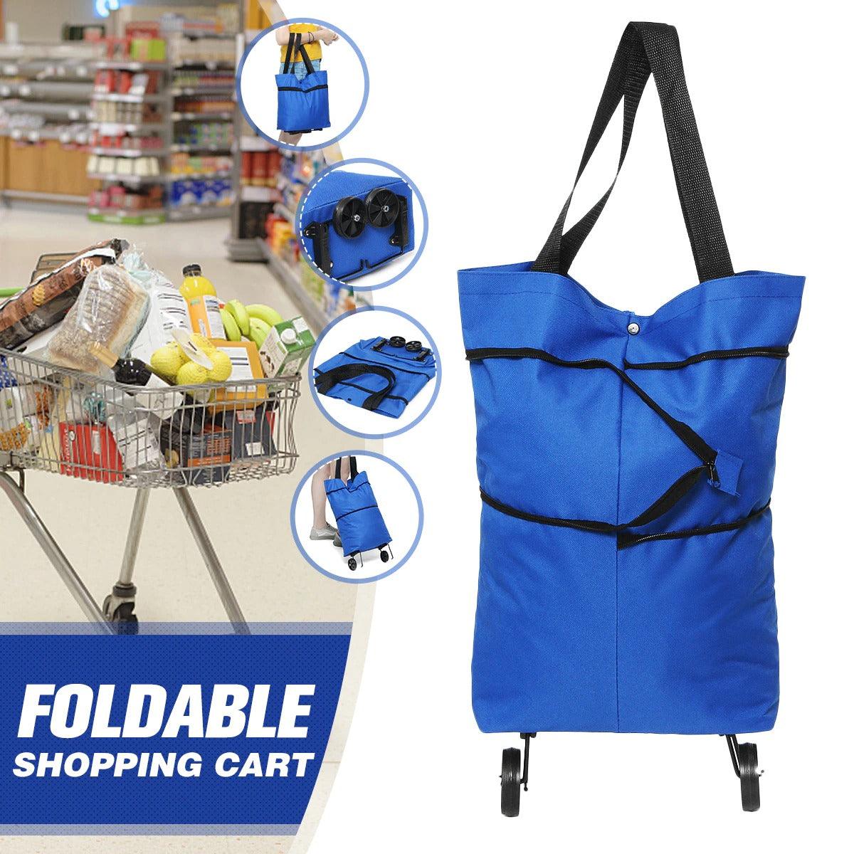 Folding Shopping Cart With Wheels