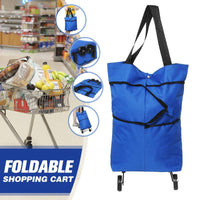 Thumbnail for Folding Shopping Cart With Wheels