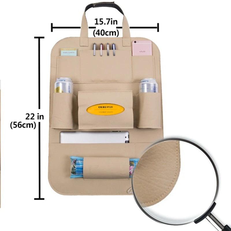 Premium Car Back Seat Organizer - Beetno Store - back seat organizer, car organizer for kids, car organizer with cup holder, car seat back organizer, car seat organizer, car seat storage, cup holder for car back seat, multifunctional car seat organizer, NEWLY CURATED, organizer for car console, premium car seat organizer, SAFETY & GEAR, seat back molle, seat back molle panel, seat back organizers, seat back storage, seat organizer