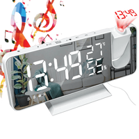 Thumbnail for Digital Projection Alarm Radio Clock and Mirror - Beetno Store - alarm projection clock, Digital allarm clock, Digital Radio Alarm Clock, HOME & GARDEN, MUST HAVES, projection alarm clock radio, projection clock, Projection Clock used as a Mirror, Projection Digital Radio Alarm Clock, Projection Display and Dual Alarms, projector alarm clock, projects the time onto your wall or ceiling, Time Projector Alarm