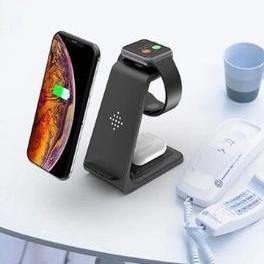 3 in 1 Qi Fast Wireless Charger Stand For iPhone/Samsung - Beetno Store - fast wireless charger, MUST HAVES, qi charger, TECH, wireless charge stand, Wireless Charger Station For iPhone and Samsung, wireless charging station