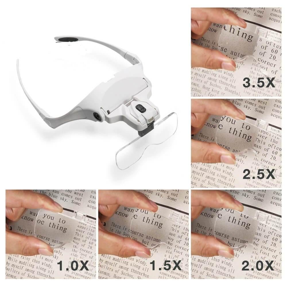 MagniEye™ - Optical Magnifying Glasses - Beetno Store - Glasses magnifier, MUST HAVES, Optical Magnifying Glasses, Opticlom serves as glasses or headbands, TECH, WORKING