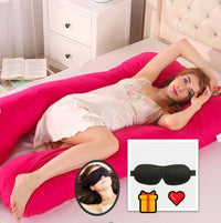 Thumbnail for Unique U Shape Pregnancy Pillow - Beetno Store - BABY ESSENTIALS, best u shaped body pillow, fullbody pillow, NEWLY CURATED, round body pillows, SAFETY & GEAR, u pillow, u shape pillow, u shaped body pillow, u shaped full body pillow, u shaped pillow case