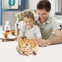 Thumbnail for Wooden Colorful Memory Chess Game - Beetno Store - develop child's memory ability, develop elder memory ability, Educational Game, improve your memory ability, match puzzle board toy, TOYS, Wooden Colorful Memory Chess Game