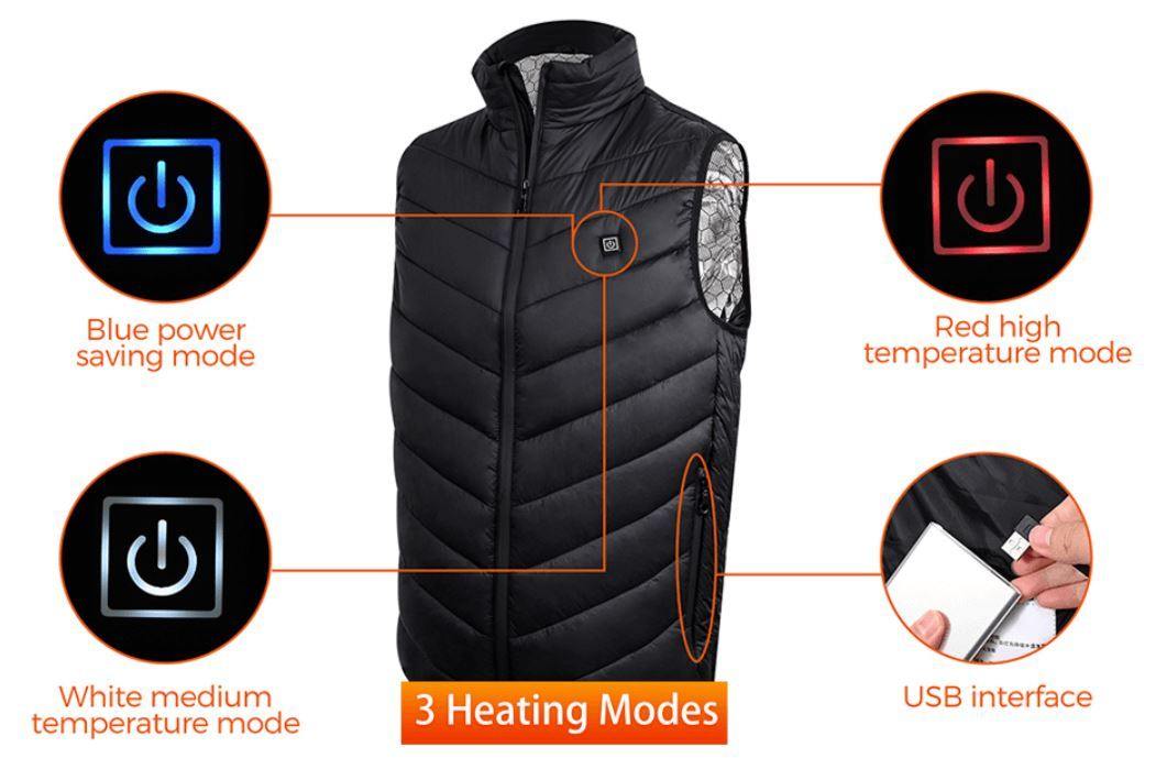 Beetno™ Smart Thermo Heat Vest - Beetno Store - best heated vest, best heated vest 2020, best usb heated vest, BESTSELLERS, heated jacket usb, heated rechargeable vest, heated vest, Heated Vest Electric, heated vest mens, heated vest with battery, heated waterproof vest, heating vest jacket, intelligent heated jacket, ladies heated vest, NEWLY CURATED, rechargeable vest, rechargeable waistcoat, self heating vest, TECH, usb heated vest, vest that heats up, vest with heater, warming vest