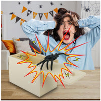 Thumbnail for Surprising Box With Spider Inside - Beetno Store - FAMILY, NEWLY CURATED, Scare Surprise Box, Scary Surprise, Scary Surprise Halloween Party Favor, spider box, Surprising Box With Spider Inside, TOYS, under20, Wooden Prank Spider Scare Box, Wooden Spider Prank Box