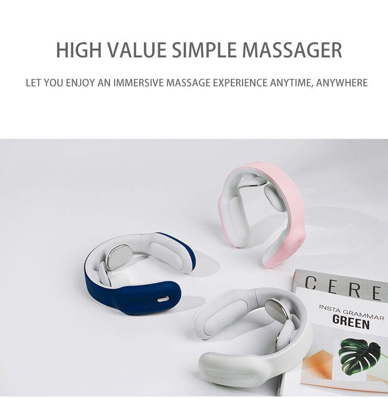 New EMS Smart Neck Massager - Beetno Store - best electric neck massager, comfort, Cordless Smart Massage Equipment with Heat, electric back and neck massager, electric heating shiatsu neck & shoulder massager, electric neck and shoulder massager, electric neck massager, electric pulse back and neck massager, ems neck massager, infrared neck massager, intelligent neck massager, Intelligent Portable Neck Massage, MUST HAVES, neck back massager electric, Neck Massager, Smart Electric Neck Massager