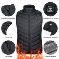 Thumbnail for Beetno™ Smart Thermo Heat Vest - Beetno Store - best heated vest, best heated vest 2020, best usb heated vest, BESTSELLERS, heated jacket usb, heated rechargeable vest, heated vest, Heated Vest Electric, heated vest mens, heated vest with battery, heated waterproof vest, heating vest jacket, intelligent heated jacket, ladies heated vest, NEWLY CURATED, rechargeable vest, rechargeable waistcoat, self heating vest, TECH, usb heated vest, vest that heats up, vest with heater, warming vest