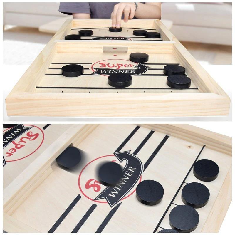 Funny Table Hockey Game - Beetno Store - FAMILY, hockey board game, hockey game, hockey table, NEWLY CURATED, stick hockey table, table hockey, table hockey game, table top hockey, TOYS, wooden hockey game, wooden sling, wooden table