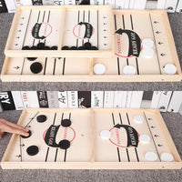 Thumbnail for Funny Table Hockey Game - Beetno Store - FAMILY, hockey board game, hockey game, hockey table, NEWLY CURATED, stick hockey table, table hockey, table hockey game, table top hockey, TOYS, wooden hockey game, wooden sling, wooden table