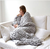 Thumbnail for Soft Cozy Chunky Knit Blanket - Beetno Store - big cozy blanket, blankets made Cashmere, blankets made with fabric, comfy throw blanket, Cozy Blanket, cozy throw blankets, HOME & GARDEN, most comfortable blanket, NEWLY CURATED, Soft Chunky Knit Blanket, soft cozy blanket, Soft Cozy Chunky Knit Blanket, thick mesh makes balnket