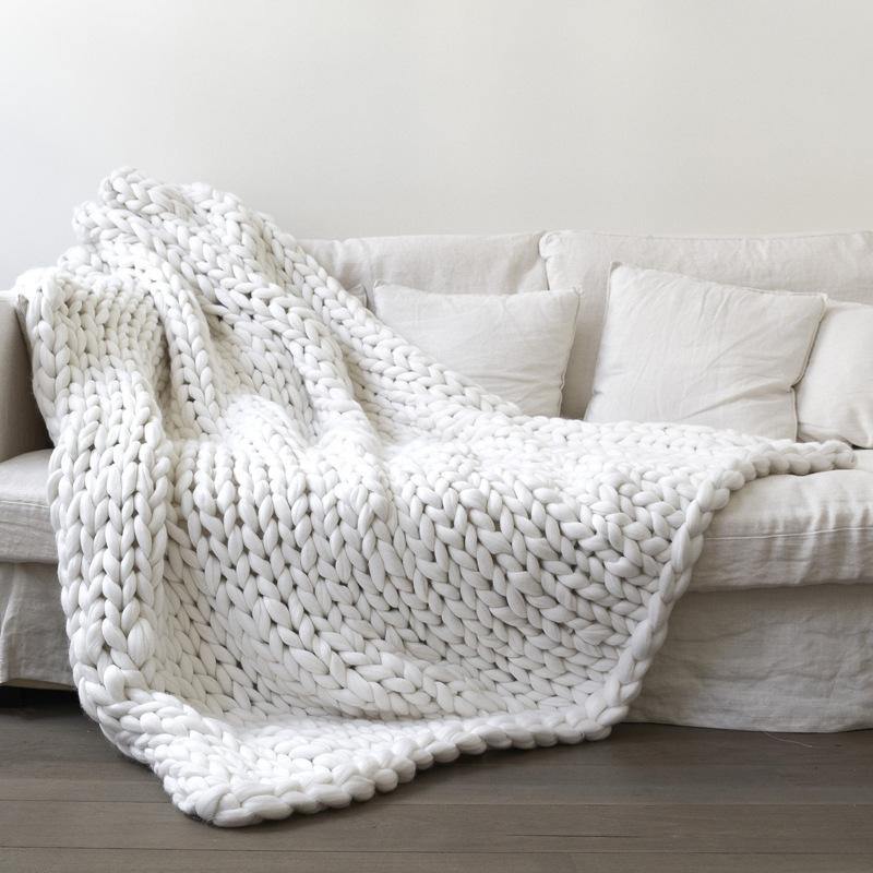 Soft Cozy Chunky Knit Blanket - Beetno Store - big cozy blanket, blankets made Cashmere, blankets made with fabric, comfy throw blanket, Cozy Blanket, cozy throw blankets, HOME & GARDEN, most comfortable blanket, NEWLY CURATED, Soft Chunky Knit Blanket, soft cozy blanket, Soft Cozy Chunky Knit Blanket, thick mesh makes balnket