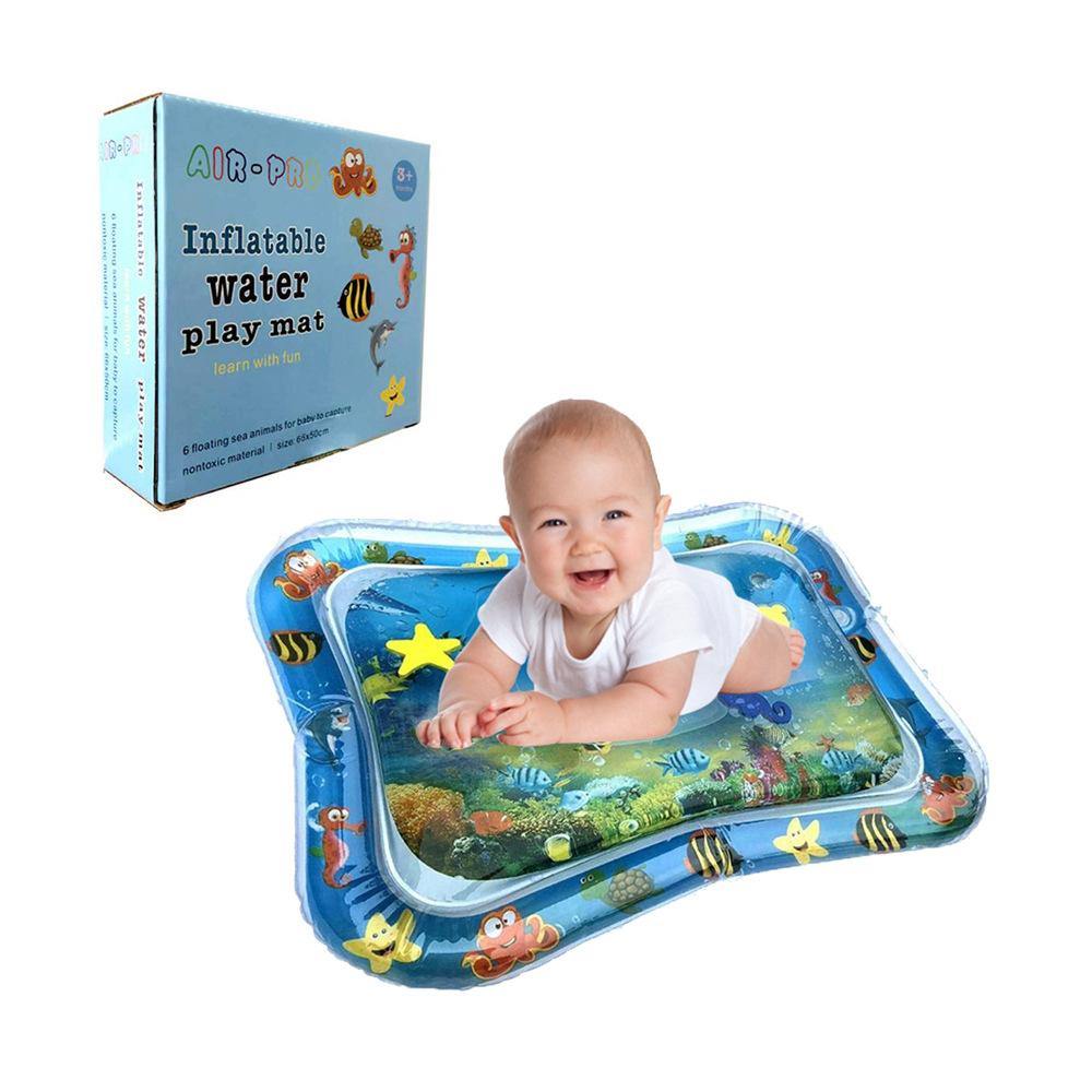 Water Mat For Babies - Beetno Store - baby water play mat, FAMILY, inflatable water play mat, kids watermat, sensory water play mat, TOYS, tummy time playmat, tummy time water mat, water mat for babies, water play mat for babies, water sensory mat