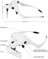 Thumbnail for MagniEye™ - Optical Magnifying Glasses - Beetno Store - Glasses magnifier, MUST HAVES, Optical Magnifying Glasses, Opticlom serves as glasses or headbands, TECH, WORKING