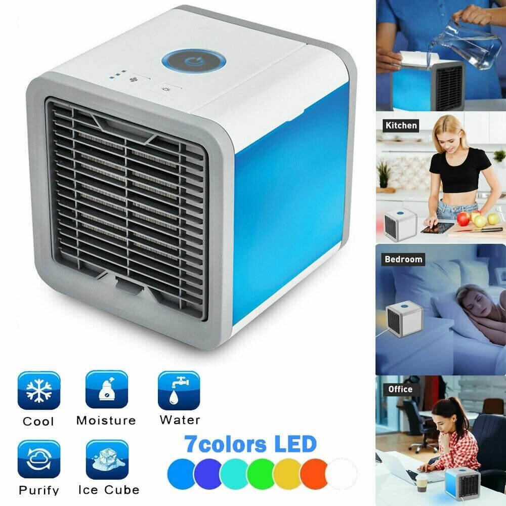 Portable USB Air Conditioner (7 Color LED)