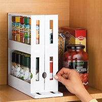 Thumbnail for Multi-Function Rotating Storage Shelf™ - Beetno Store - HOME & GARDEN, Multi-Function Rotating Storage Rack, rotates up to 180 degrees storage shel, rotating storage shelf, rotating storage shelf is the perfect spice or medicine, spice organizer rack, storage shelf