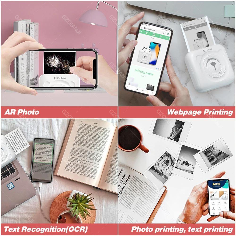 Mini Pocket Printer - Beetno Store - BLUETOOTH POCKET THERMAL PRINTER, Mini printer, NEWLY CURATED, pocket photo printer, POCKET THERMAL PRINTER, portable photo printer, portable thermal printer, SAFETY & GEAR, TECH, thermal printer