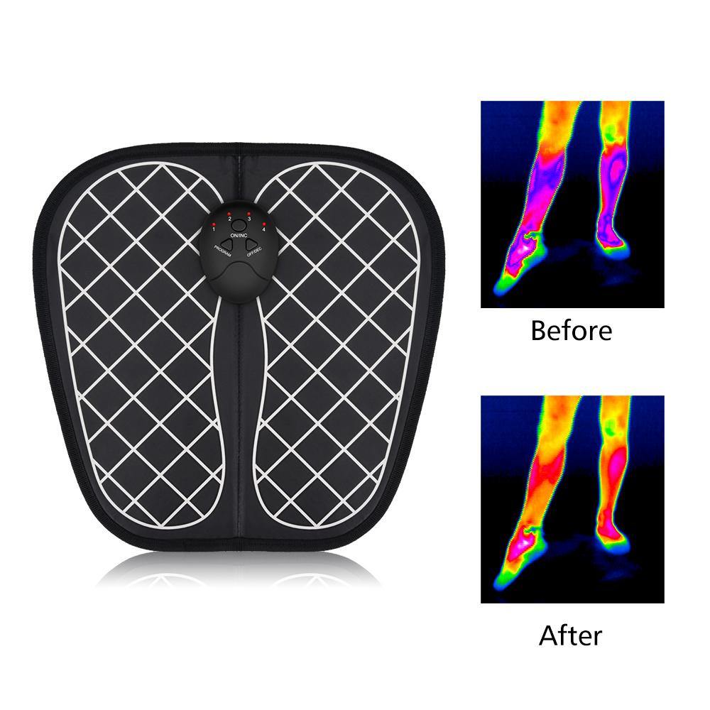 EMS Foot Massager Mat - Beetno Store - comfort, Electrical muscle stimulation, EMS Foot Massager Mat, heating and vibration massage technique., Massage pad