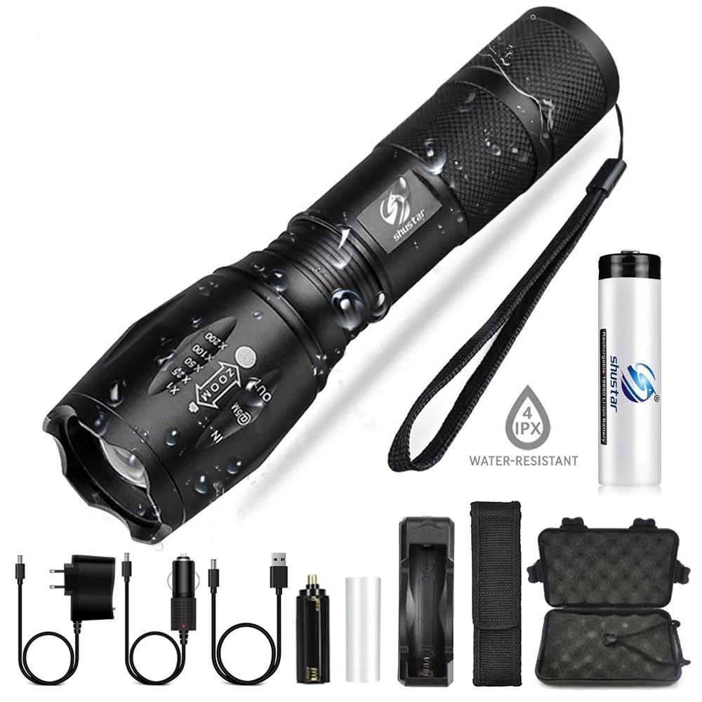 Tactical Rechargeable Flashlight LED - Beetno Store - best affordable tactical flashlight, military tactical flashlight, mini tactical flashlight, MUST HAVES, streamlight rechargeable flashlight, tactical flashlight, tactical rechargeable flashlight, Tactical Rechargeable Flashlight LED, TECH, usb rechargeable Flashlight